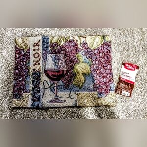 Grapes & Wine Themed Placemats - Set of 4